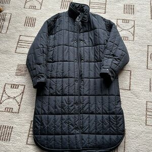 Long quilted jacket